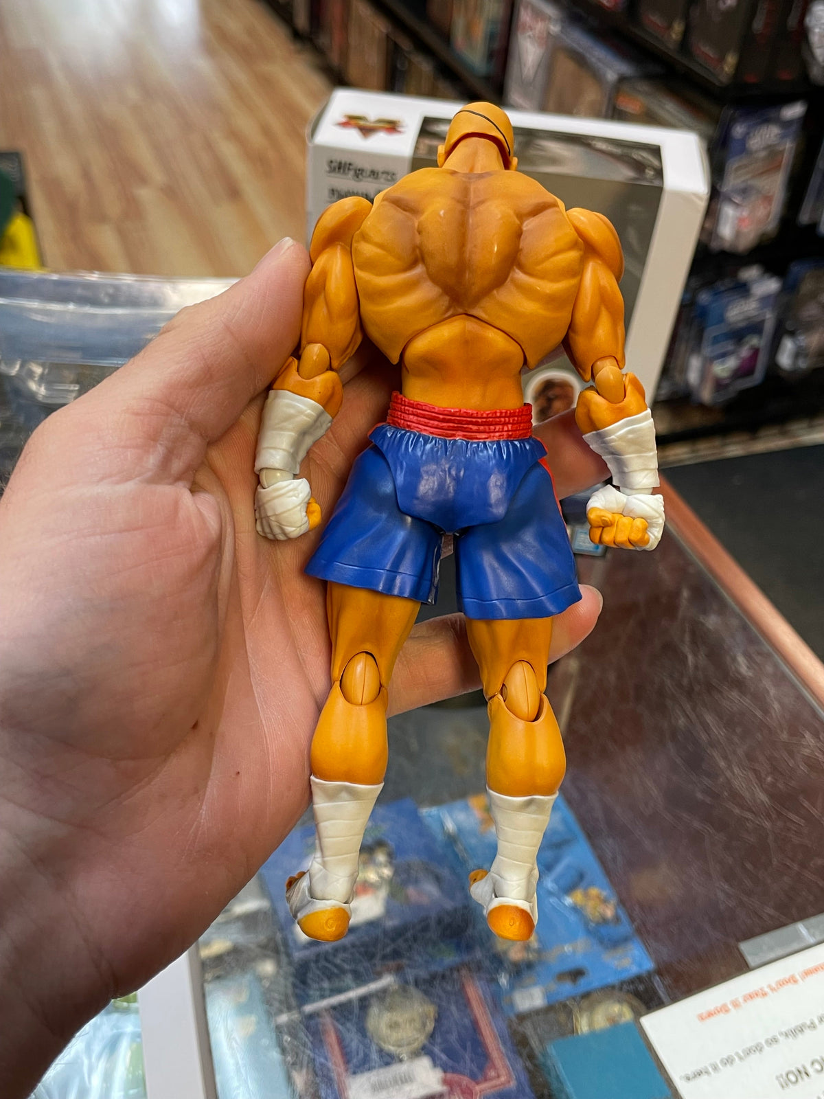 Sagat No.12 (Street Fighter, Bandai SH Figuarts) COMPLETE product image 7, provided for visual reference and product detail