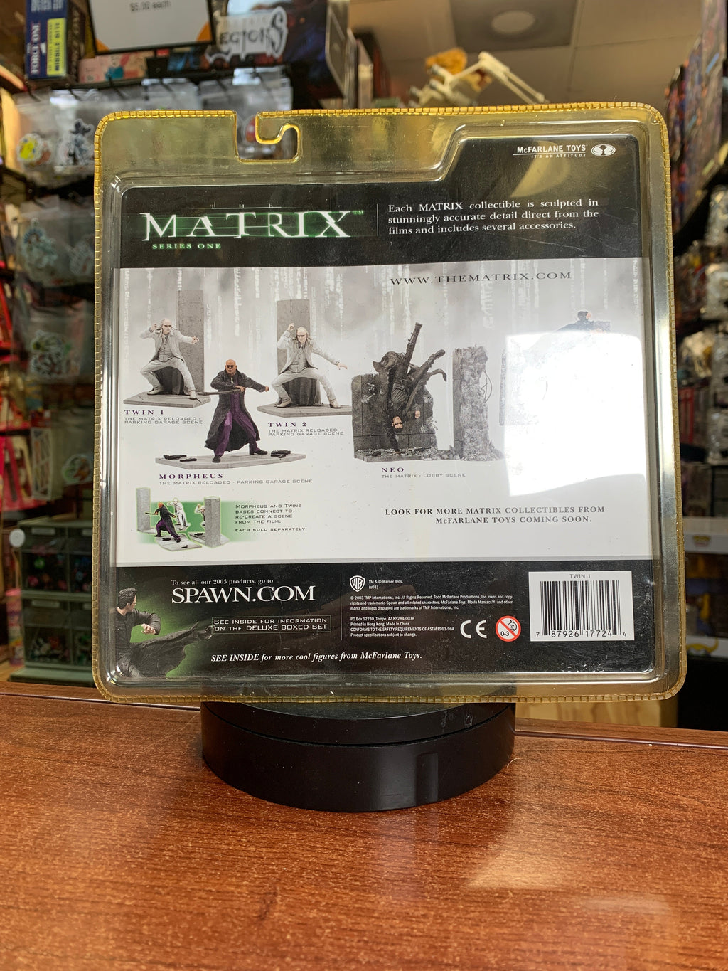 Twin 1 (Matrix, McFarlane) SEALED product image 3, provided for visual reference and product detail review