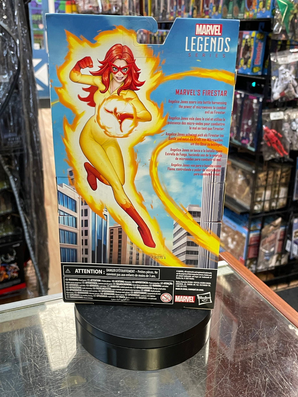 Firestar -Exclusive- (Marvel Legends, Hasbro) *SEALED* product image 2, provided for visual reference and product detail