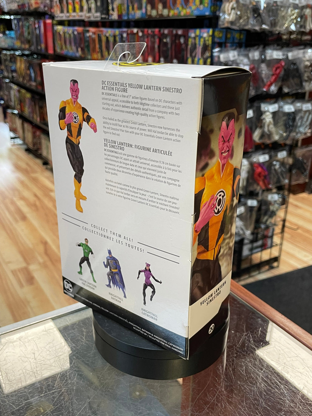 Yellow Lantern Sinestro (DC Essentials, DC Collectibles) SEALED product image 4, provided for visual reference and product