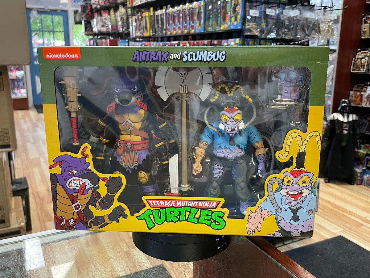 Antrax & Scumbug (TMNT Ninja Turtles, NECA) **Open New** product image 1, provided for visual reference and product detail