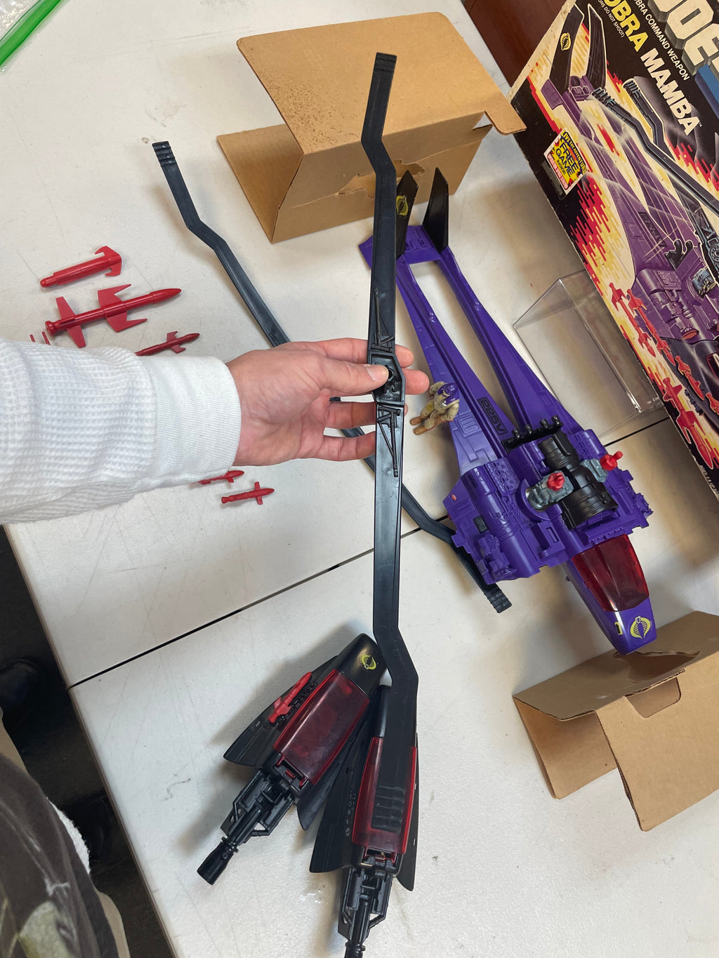Mamba with Box (Vintage GI Joe, Hasbro) **COMPLETE** product image 21, provided for visual reference and product detail