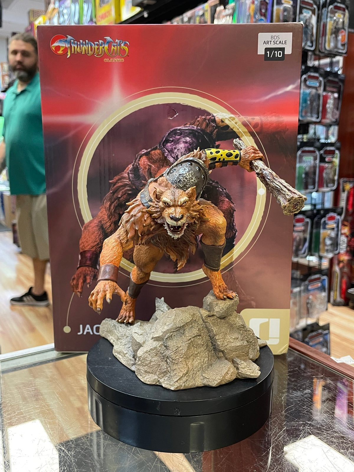 Jackalman BDS Art Scale 1/10 (Thundercats, Iron Studios) NEW/OPEN BOX product image 1, provided for visual reference and