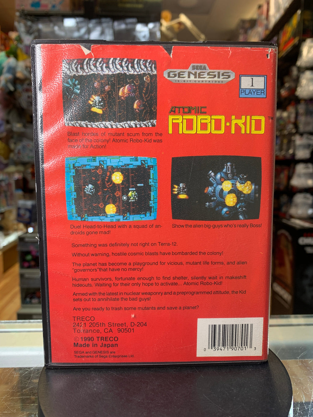 Atomic Robot Kid (Sega Genesis, Vintage Video Games) COMPLETE product image 3, provided for visual reference and product
