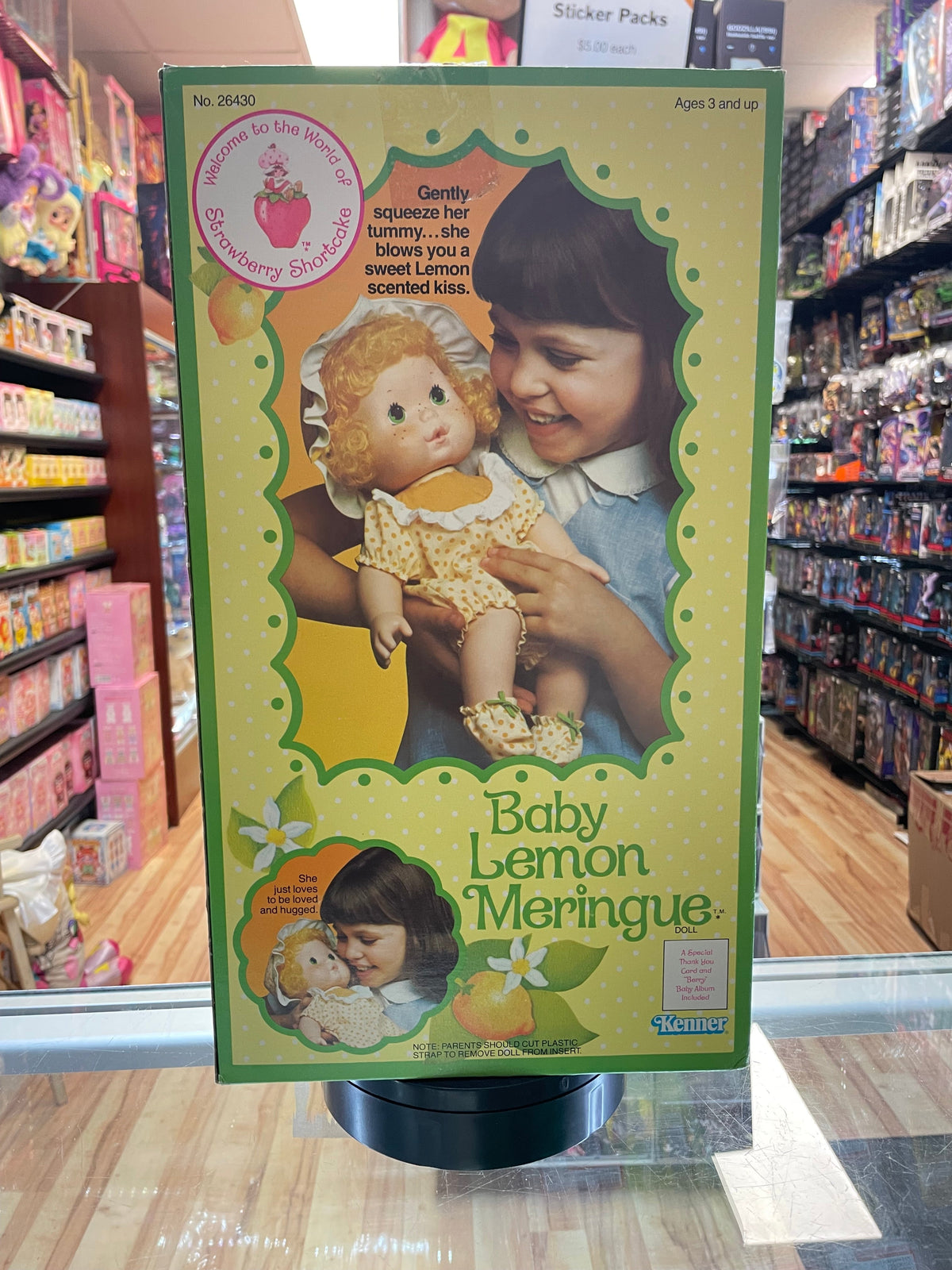 Lemon Meringue Baby Doll (Vintage Strawberry Shortcake, Kenner) **Open Box** product image 11, provided for visual reference