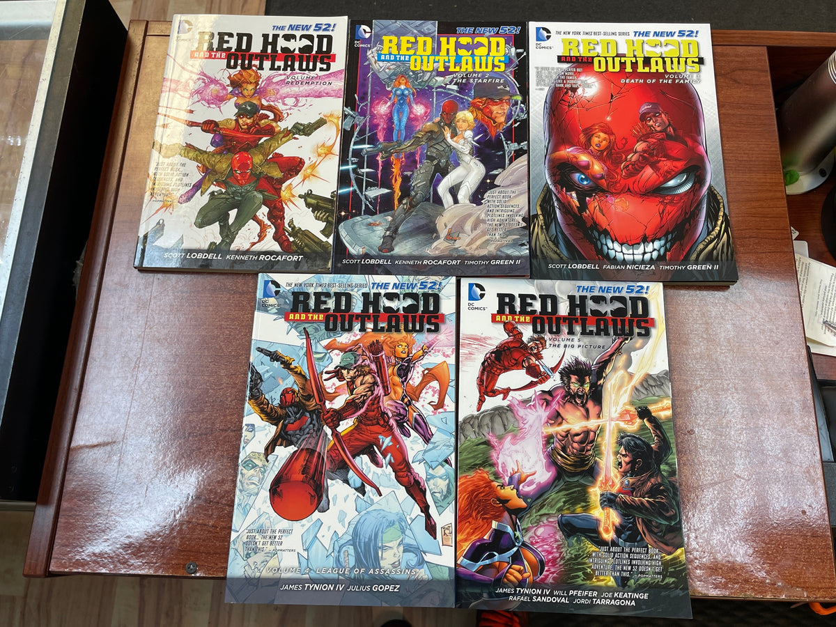 New 52 Red Hood & The Outlaws Vol 1-5 TPB (DC Universe, Comics) product image 1, provided for visual reference and product