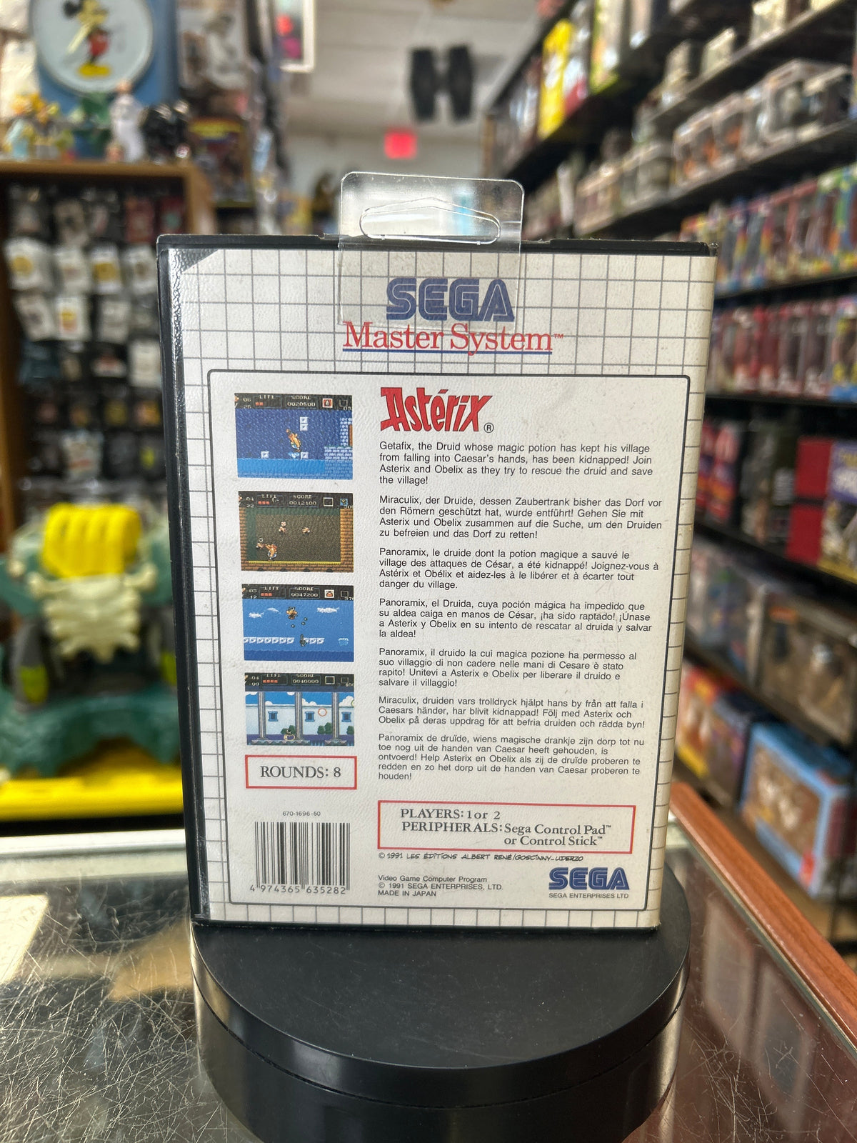 Asterix 0832 (SEGA Master System SMS, Video Games) **COMPLETE** product image 7, provided for visual reference and product