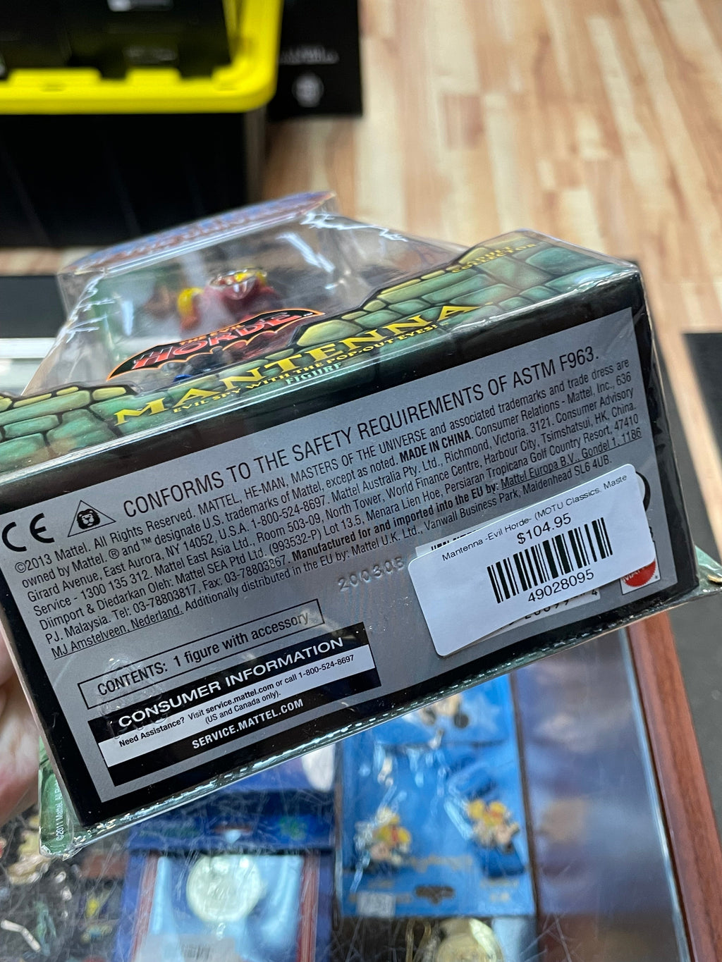 Mantenna -Evil Horde- (MOTU Classics, Masters Of The Universe, Mattel) **SEALED** product image 7, provided for visual