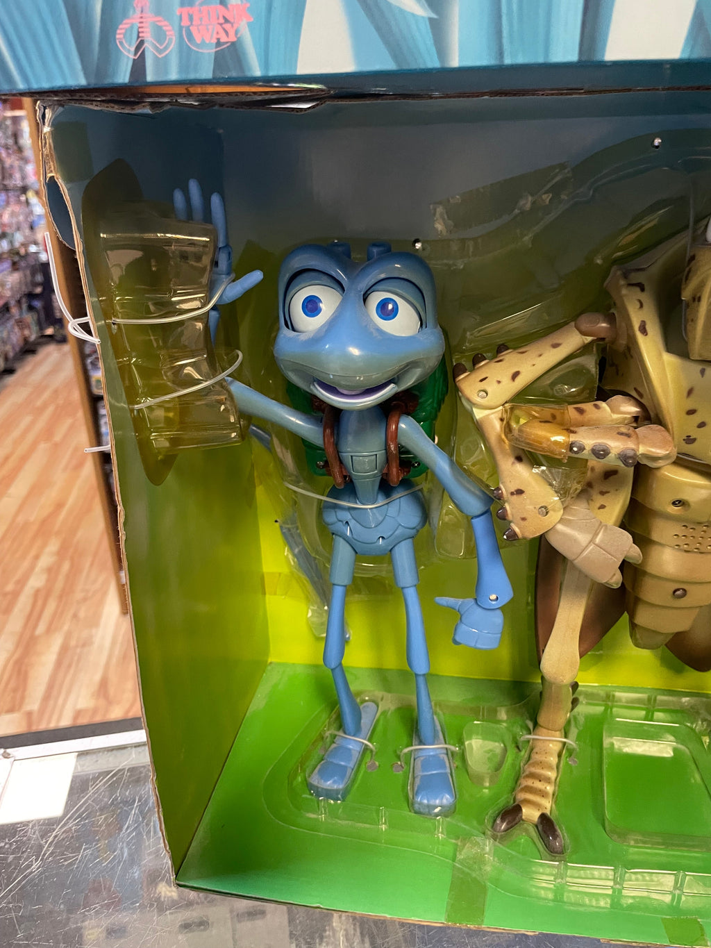 Interactive Flik & Hopper (Vintage Bugs Life, Thinking Toy) **NEW OPENNED** product image 5, provided for visual reference