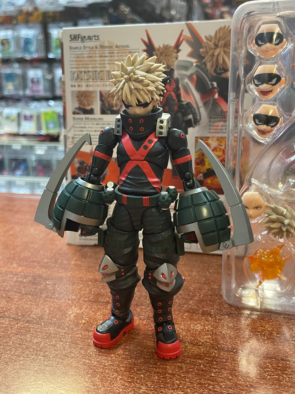 Bakugo -Great Explosion- (SH Figuarts Bandai, My Hero Academia) *COMPLETE* product image 6, provided for visual reference