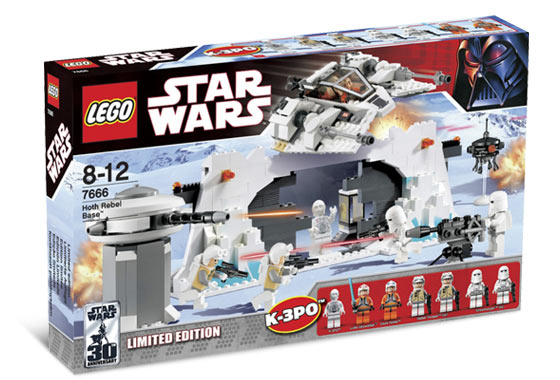 7666 LEGO Star Wars: Hoth Rebel Base (Retired) (Certified Complete) product image 1, provided for visual reference and