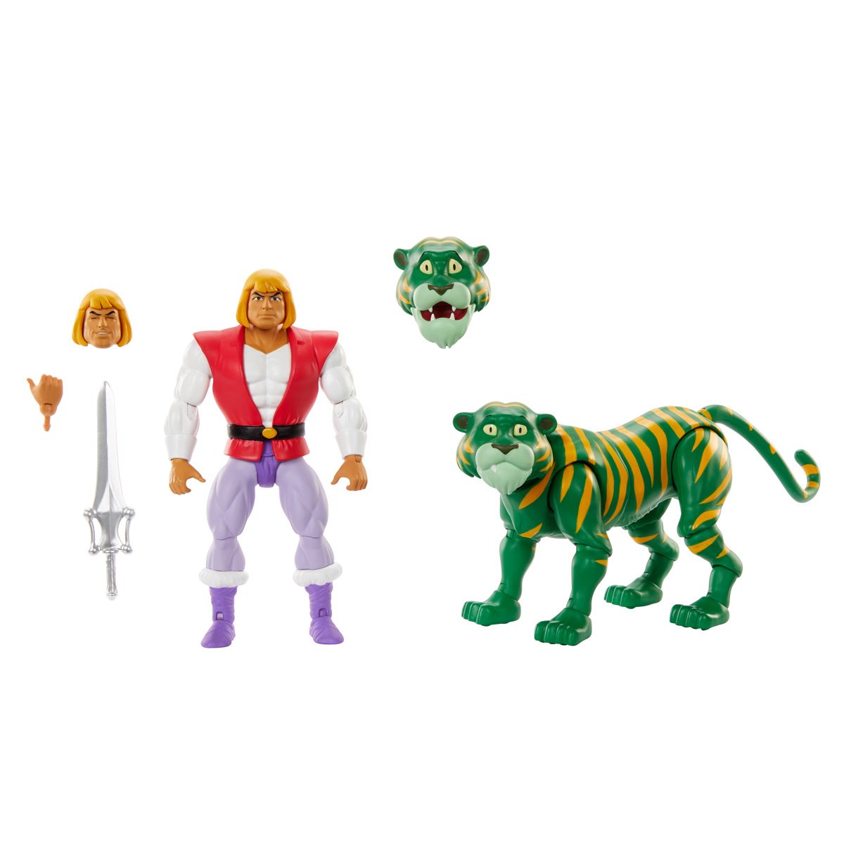 Prince Adam & Cringer Cartoon Series (MOTU Origins, Mattel) product image 1, provided for visual reference and product