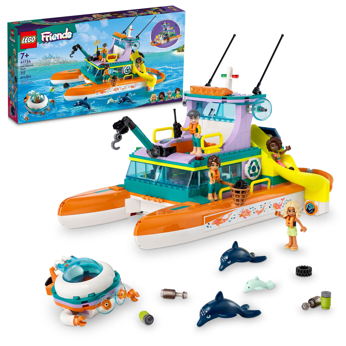 41734 Sea Rescue Boat product image 1, provided for visual reference and product detail review