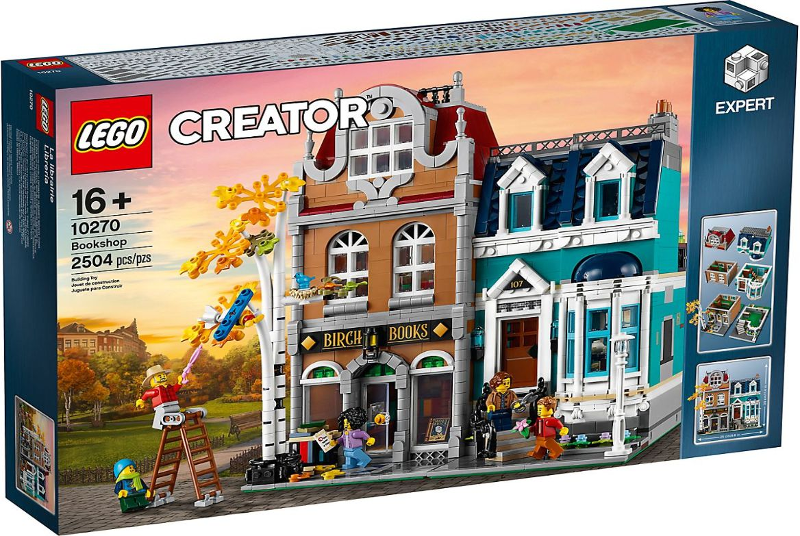 10270 Modular Bookshop (Retired) (Certified Complete) product image 1, provided for visual reference and product detail