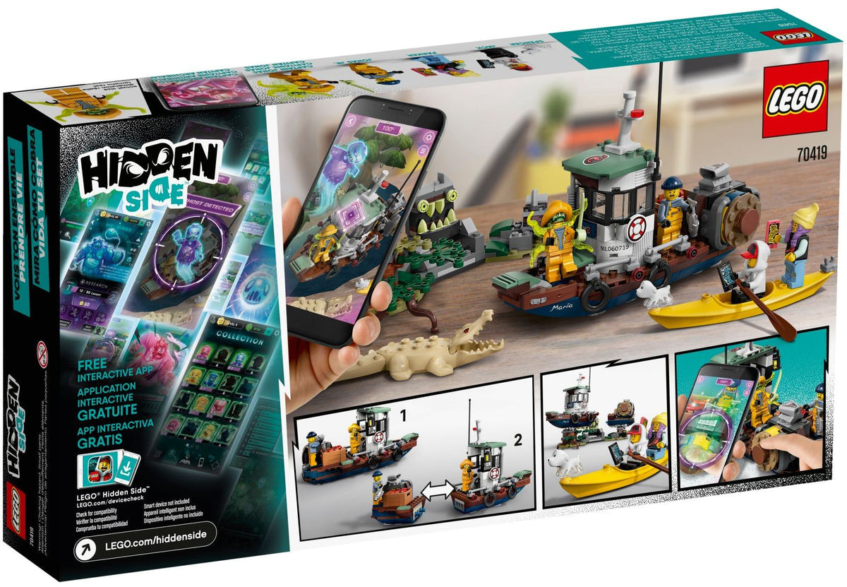 70419 LEGO Hidden Side: Wrecked Shrimp Boat (Retired) (New Sealed) product image 3, provided for visual reference and
