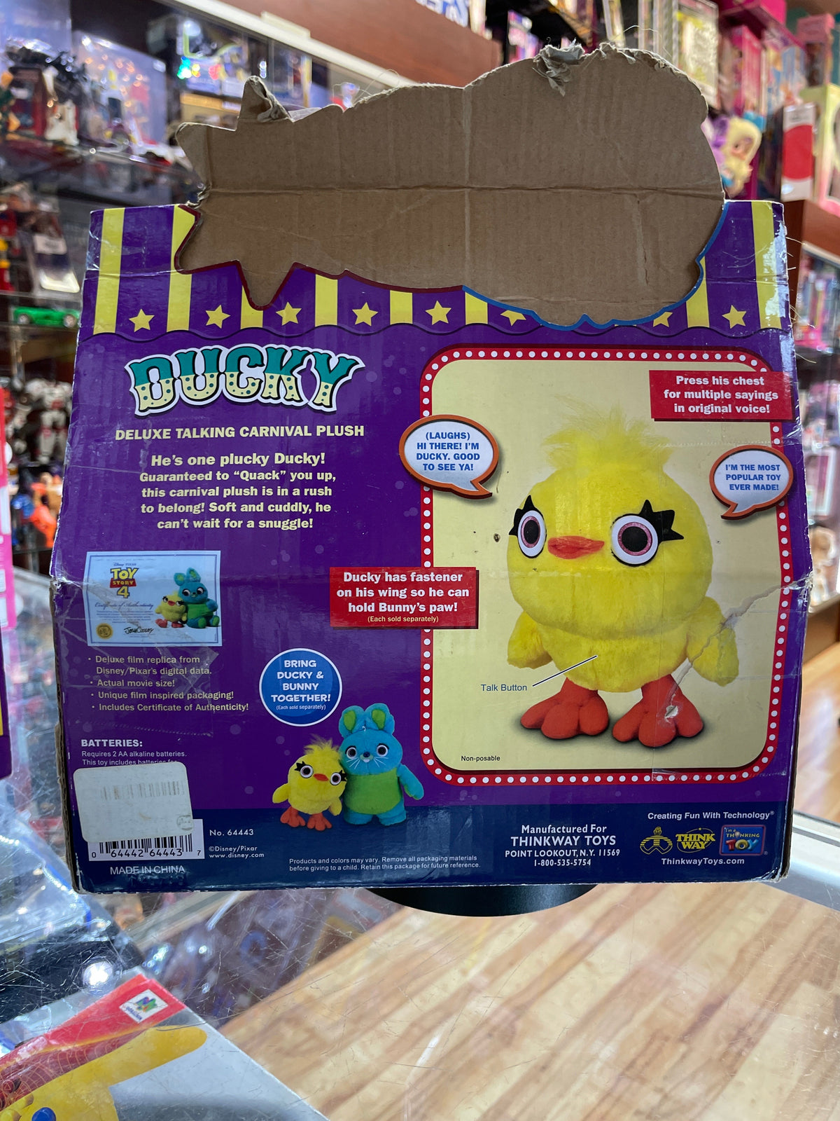Bunny & Ducky Plush (Thinkway, Toy Story, Mattel) **NEW** product image 8, provided for visual reference and product detail