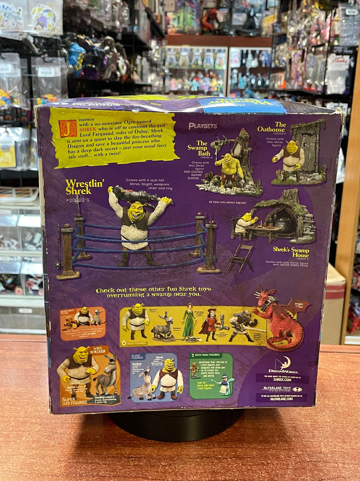 Wrestling Showdown Shrek (Vintage Shrek, McFarlane Toys) **SEALED** product image 3, provided for visual reference and