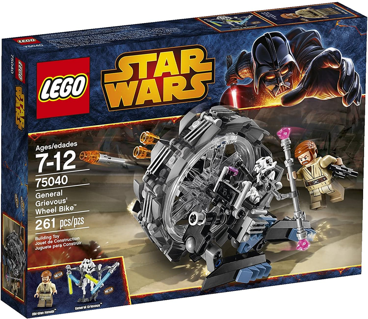 75040 General Grievous Wheel Bike (Retired) (Certified Complete) product image 1, provided for visual reference and product