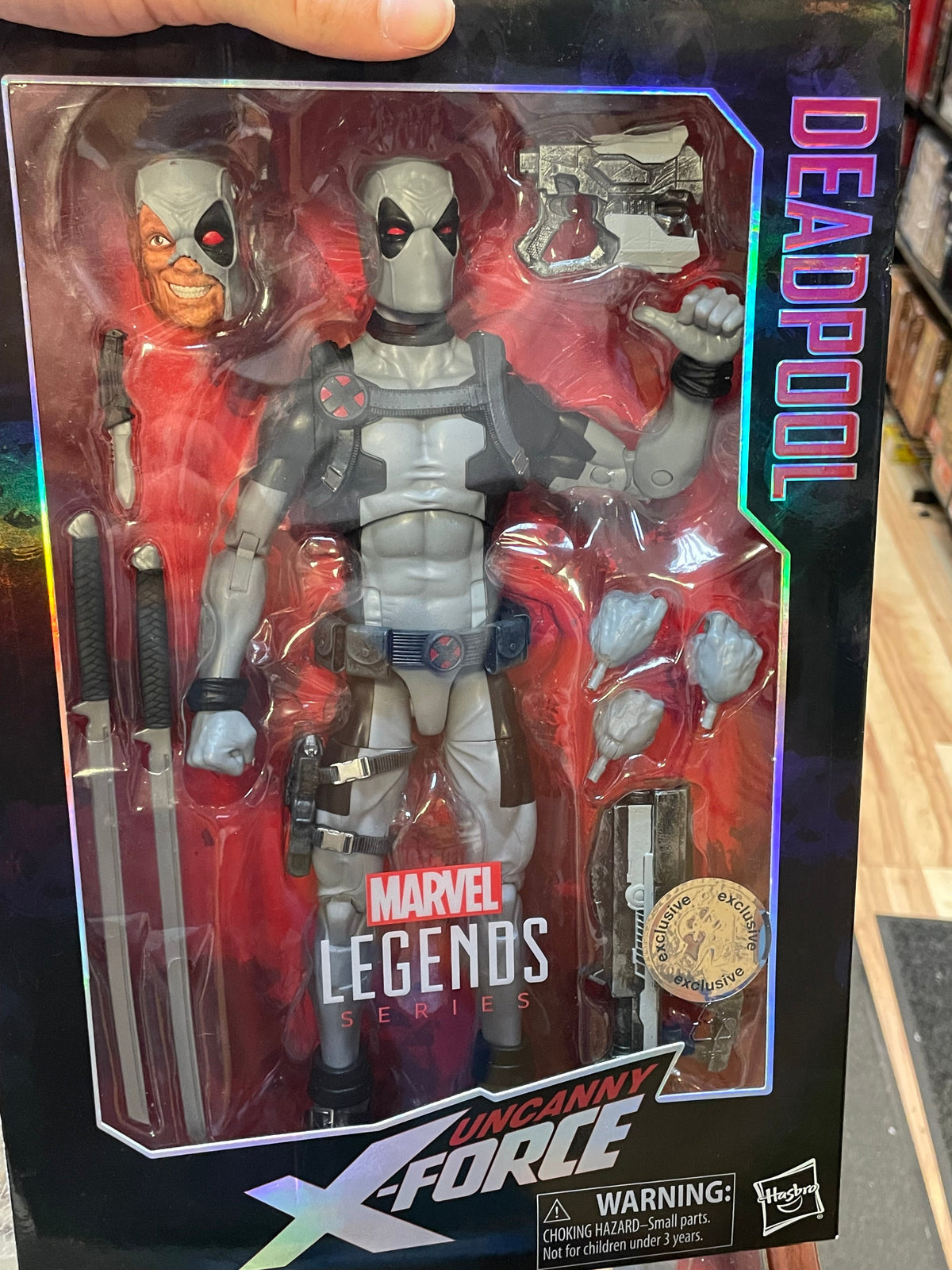 X-Force Deadpool -Deluxe- (Marvel Legends, Hasbro) **SEALED** product image 5, provided for visual reference and product