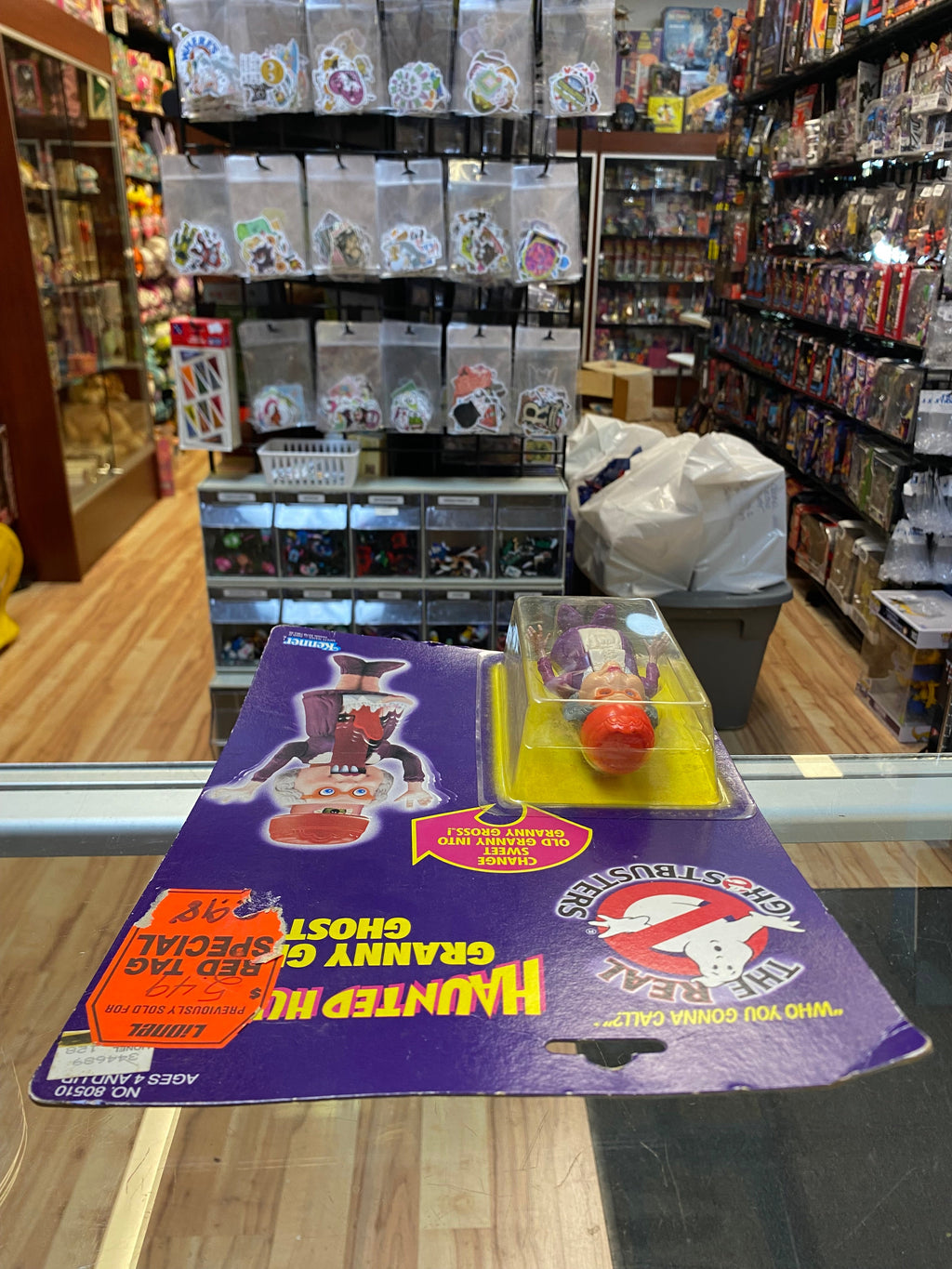 Granny Gross Ghost (Vintage Ghostbusters, Kenner) SEALED product image 6, provided for visual reference and product detail