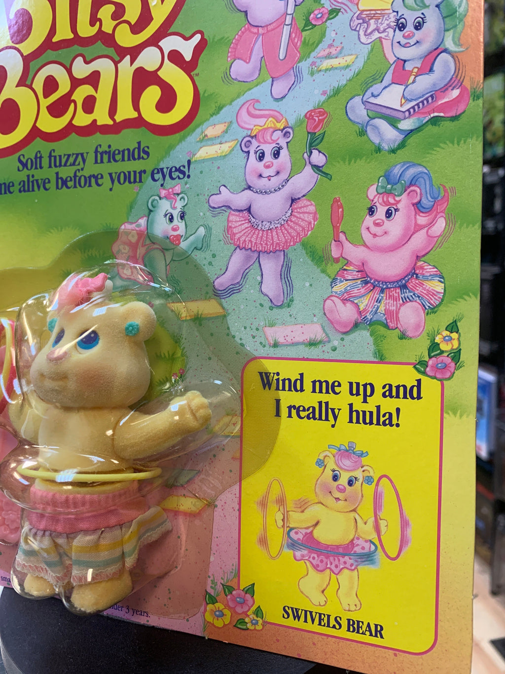 Swivels Bear (Vintage, Tyco Bitsy Bears) **SEALED** product image 4, provided for visual reference and product detail review
