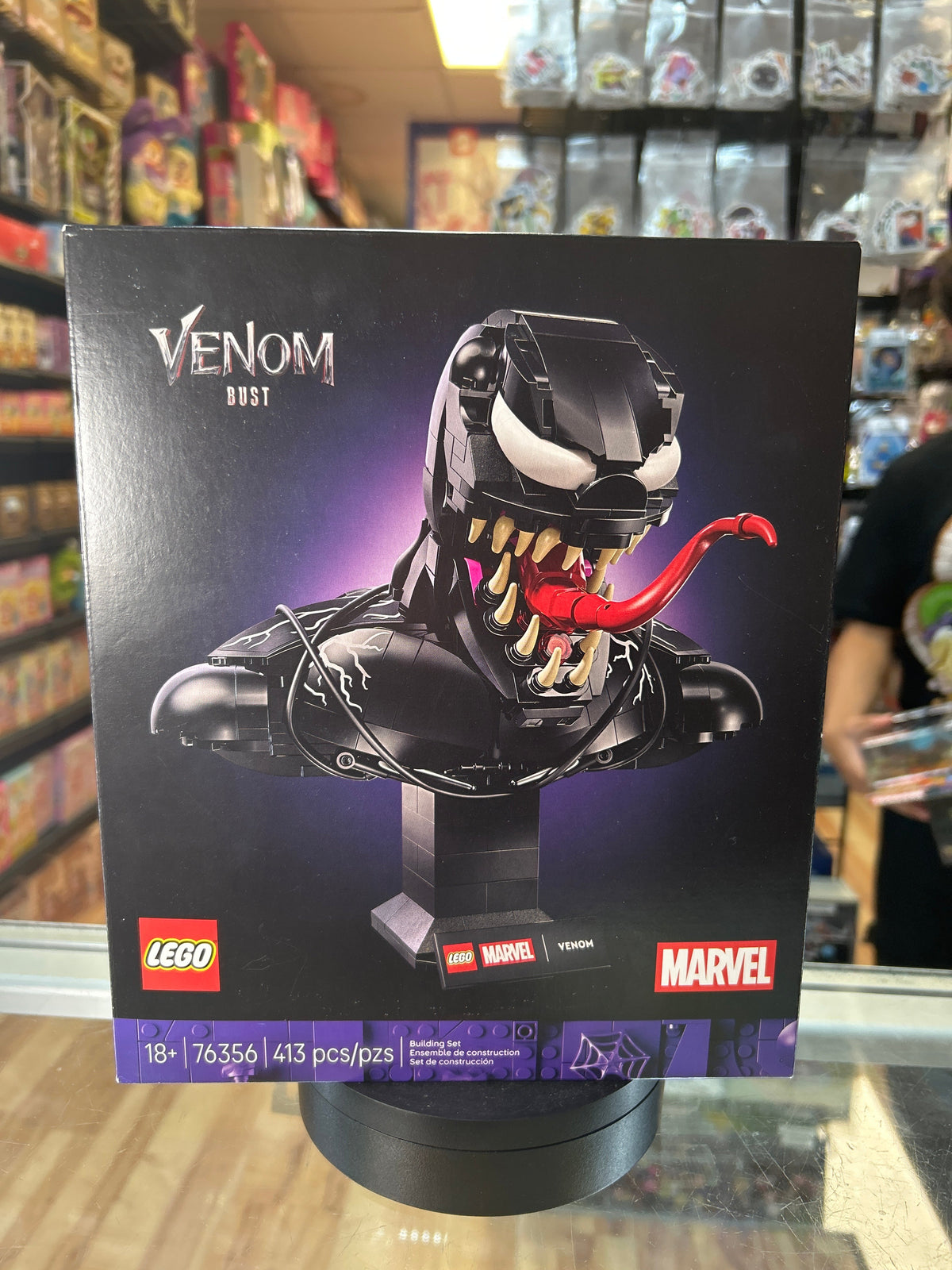 Venom Bust Lego #76356 (Lego, Marvel) **Sealed** product image 1, provided for visual reference and product detail review