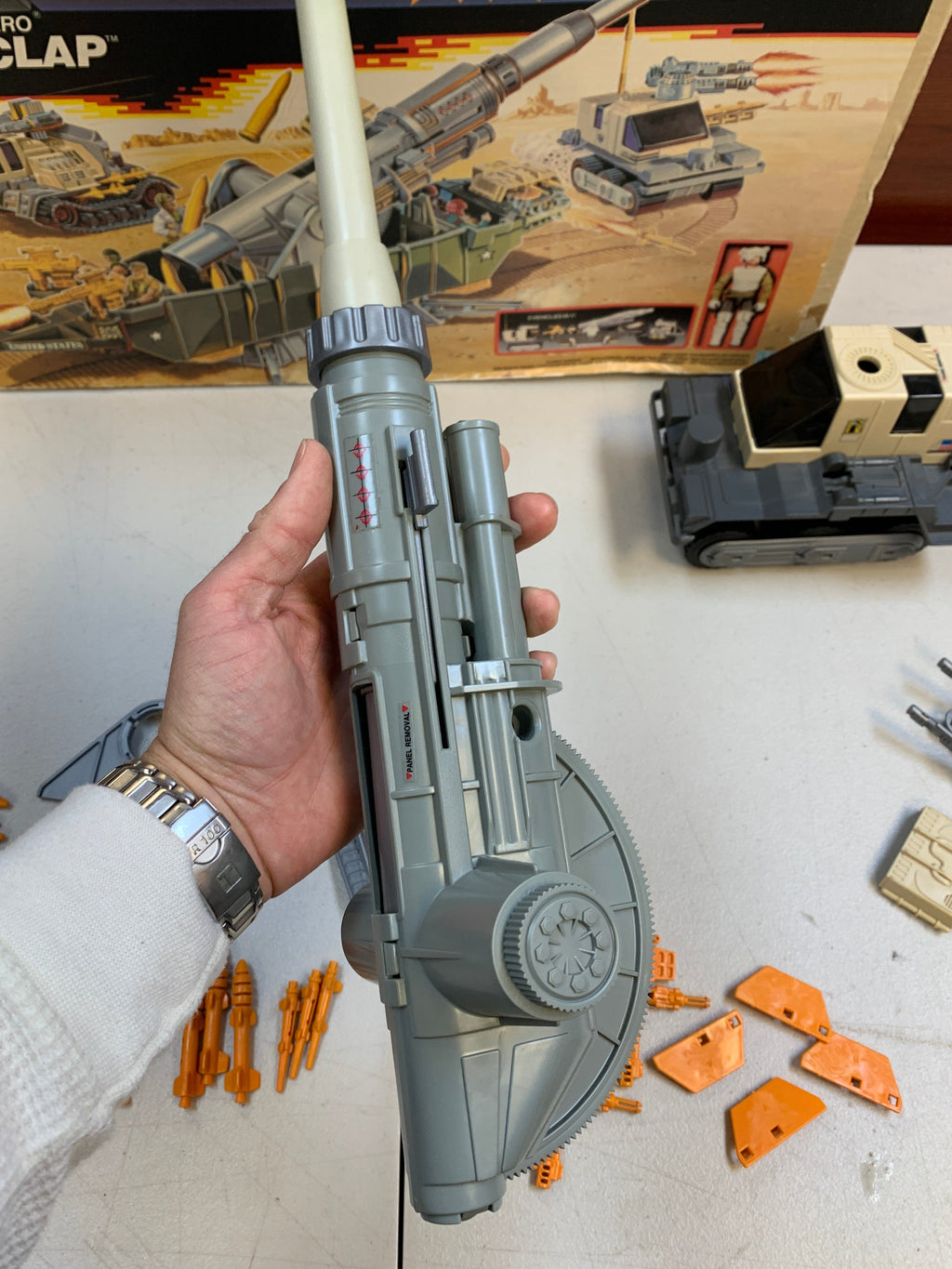 Thunder Clap with Box (Vintage GI Joe, Hasbro) **COMPLETE** product image 49, provided for visual reference and product