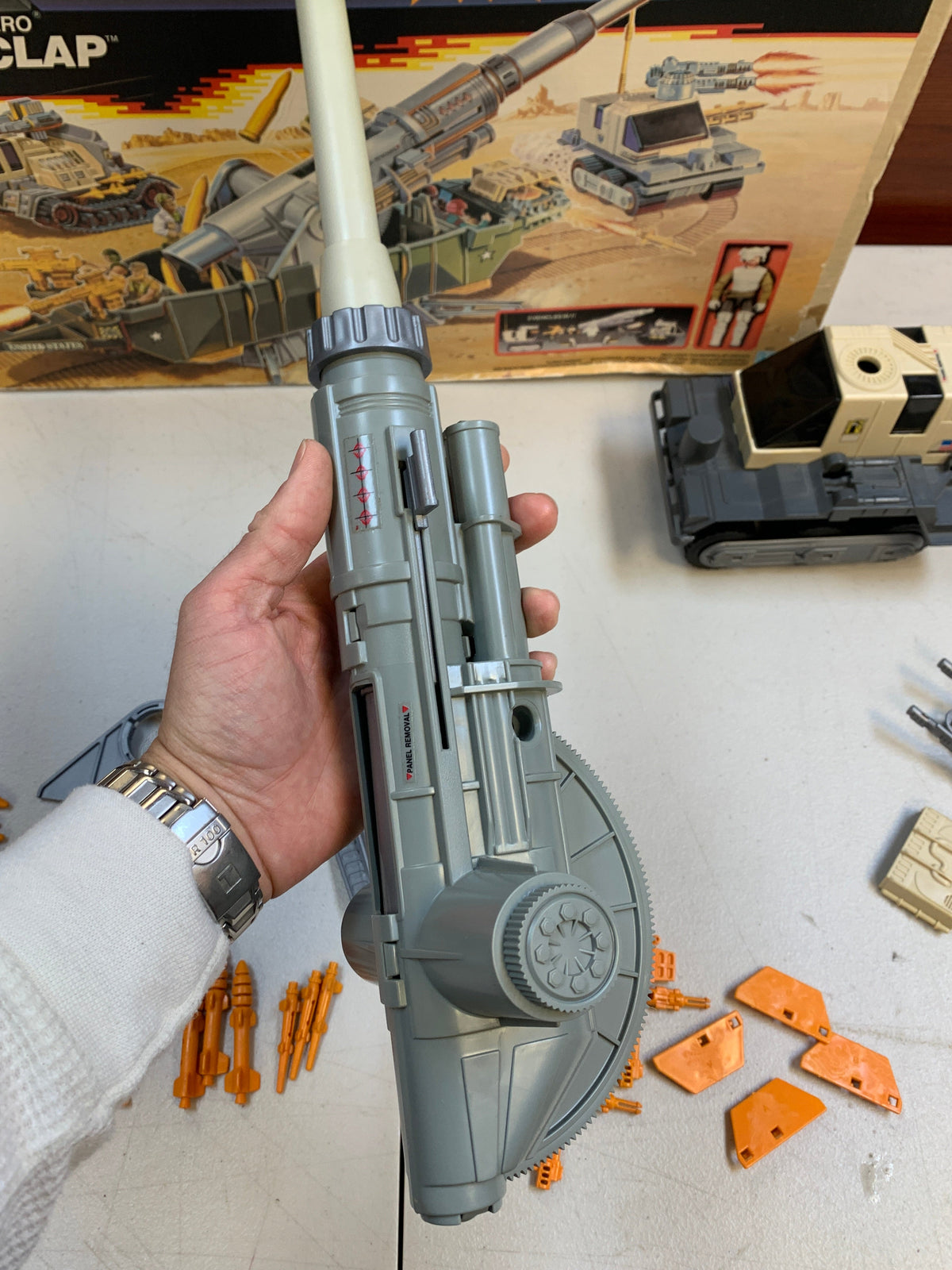Thunder Clap with Box (Vintage GI Joe, Hasbro) **COMPLETE** product image 49, provided for visual reference and product