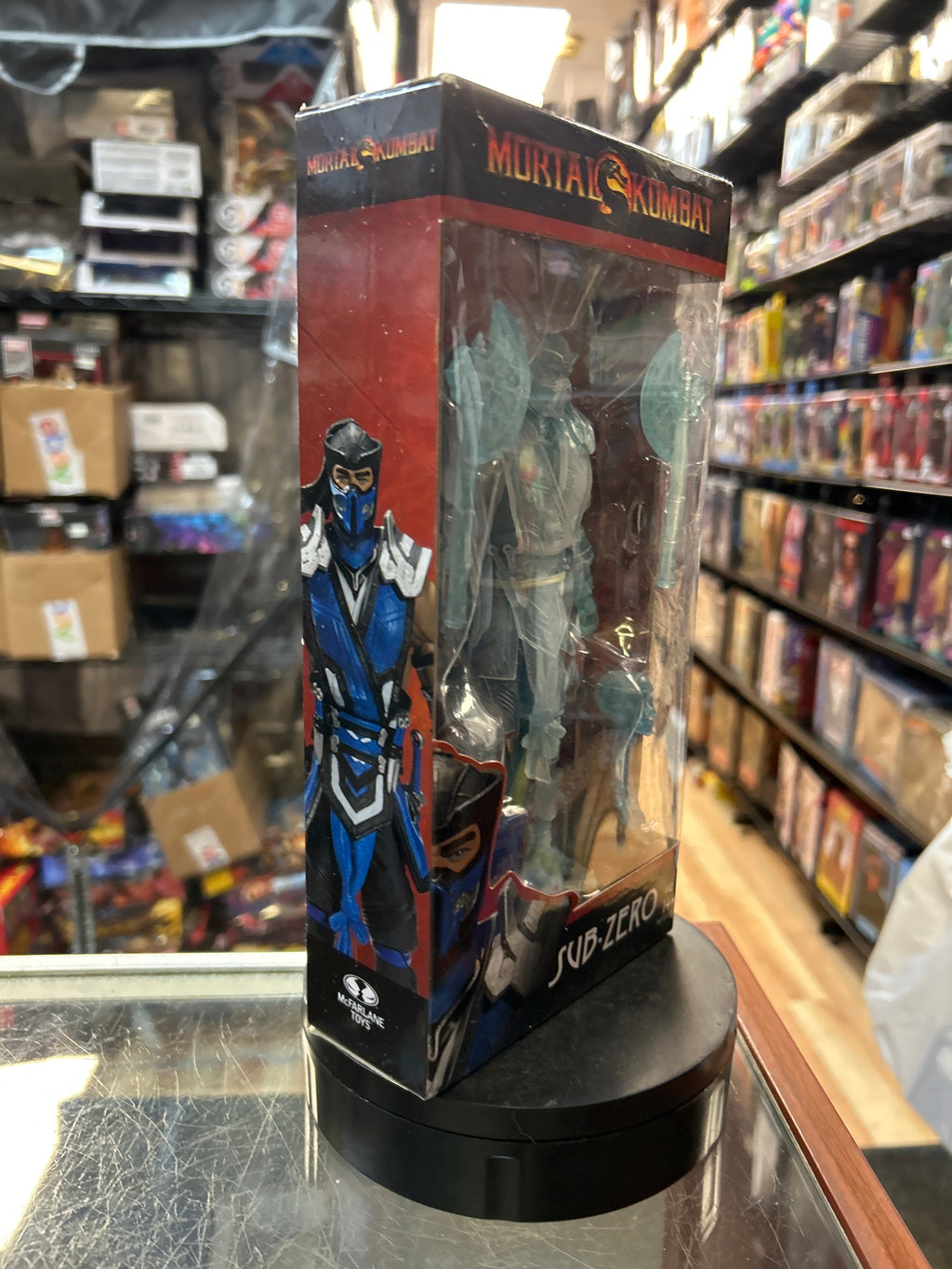 Frozen Sub-Zero (Mortal Kombat, McFarlane) *SEALED* product image 2, provided for visual reference and product detail review