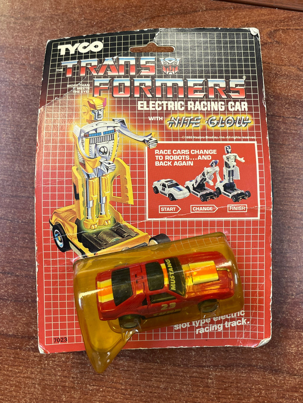 Transformers Decepticon Mustang Turbo (Vintage Slot Car, TYCO) SEALED product image 9, provided for visual reference and