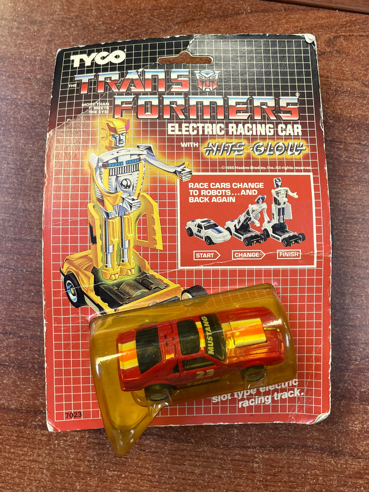 Transformers Decepticon Mustang Turbo (Vintage Slot Car, TYCO) SEALED product image 9, provided for visual reference and