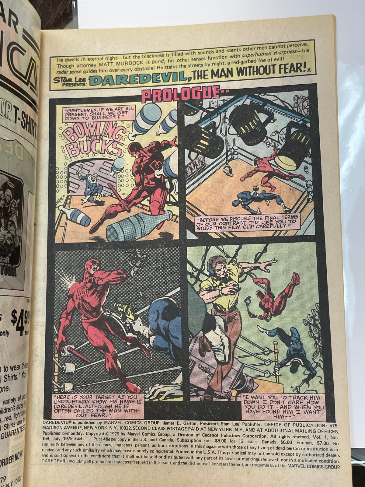 Daredevil #159 -Marked for Death- (Marvel, Comics) Fine product image 15, provided for visual reference and product detail