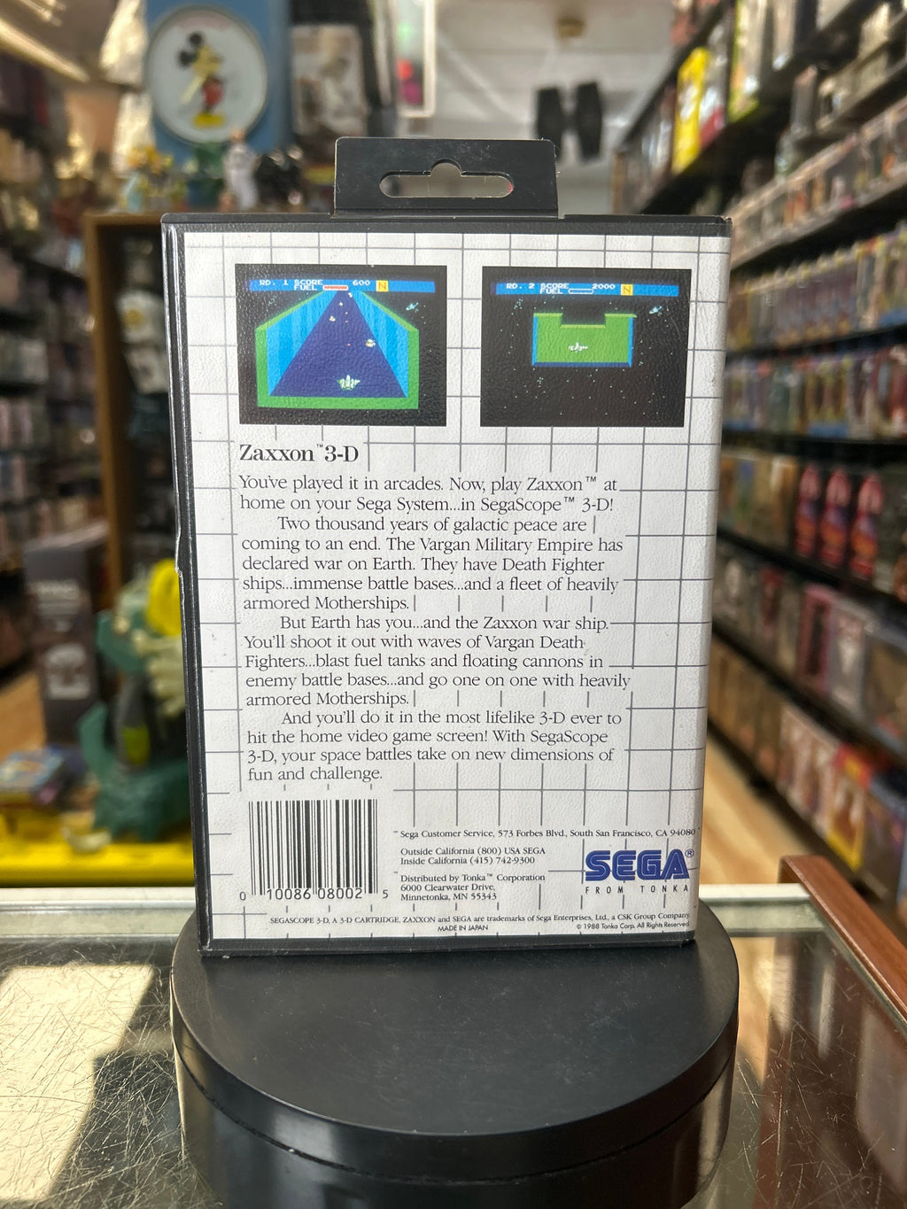 Zaxxon 3D 0844 (SEGA Master System SMS, Video Games) **COMPLETE** product image 7, provided for visual reference and product