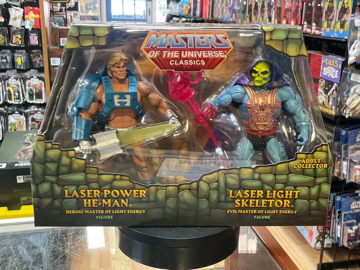Laser Light Skeletor & Heman (MOTU Classics, Masters Of The Universe, Mattel) **SEALED** product image 1, provided for