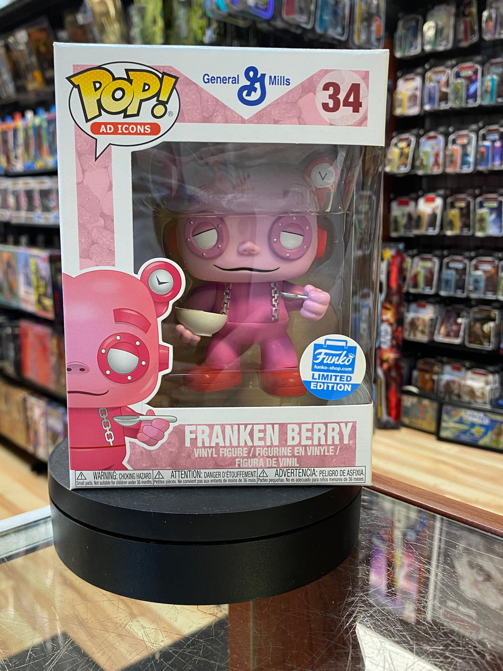 Franken Berry #34 (Funko Pop, Ad Icons) EXCLUSIVE product image 5, provided for visual reference and product detail review