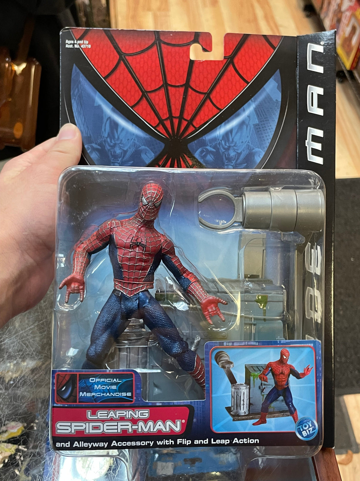 Leaping Spider-Man Series 2 (Vintage Spider-Man, Toy Biz) SEALED product image 4, provided for visual reference and product
