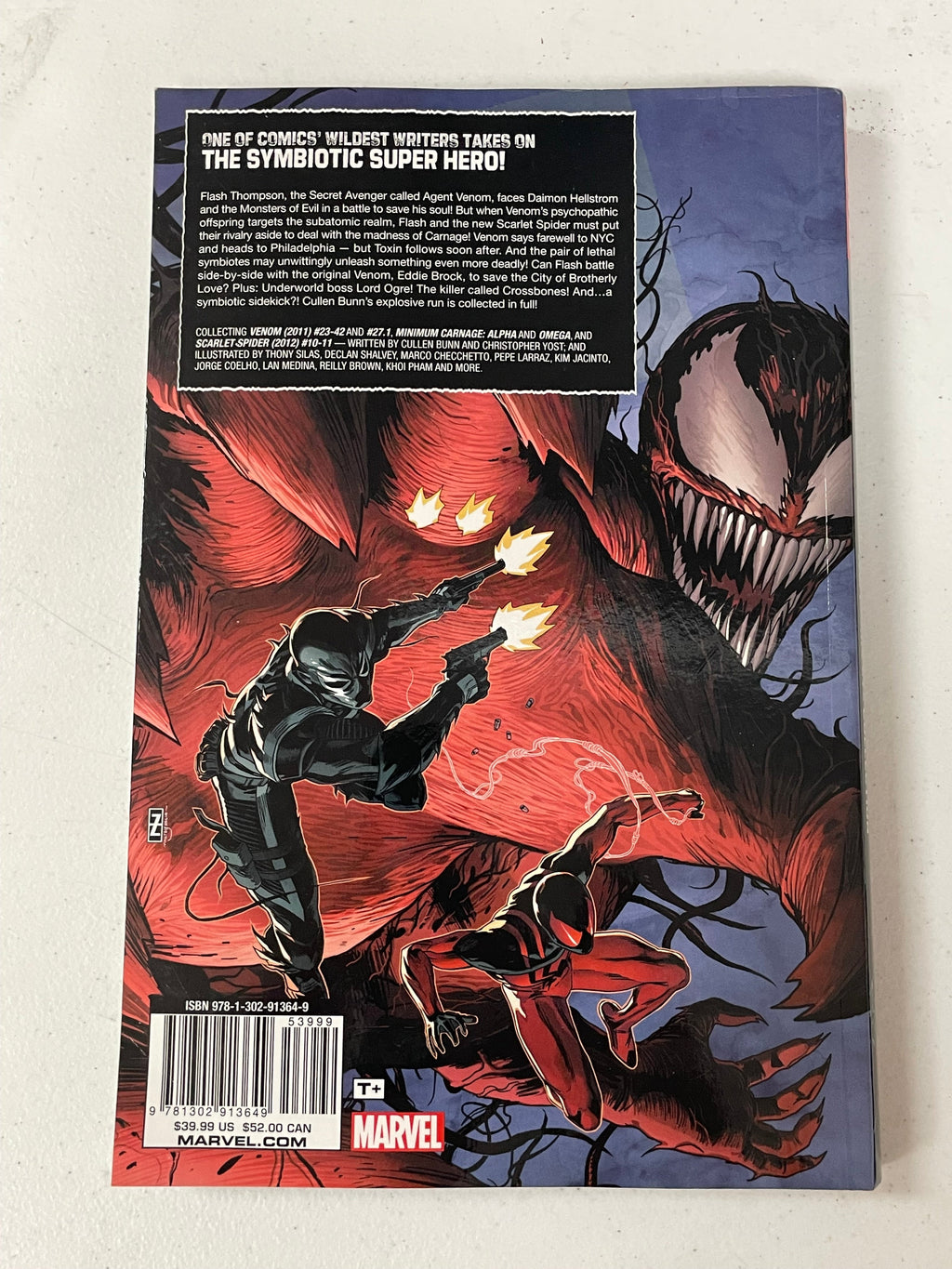 Venom The Complete Collection (Marvel TPB, Paperback) product image 2, provided for visual reference and product detail
