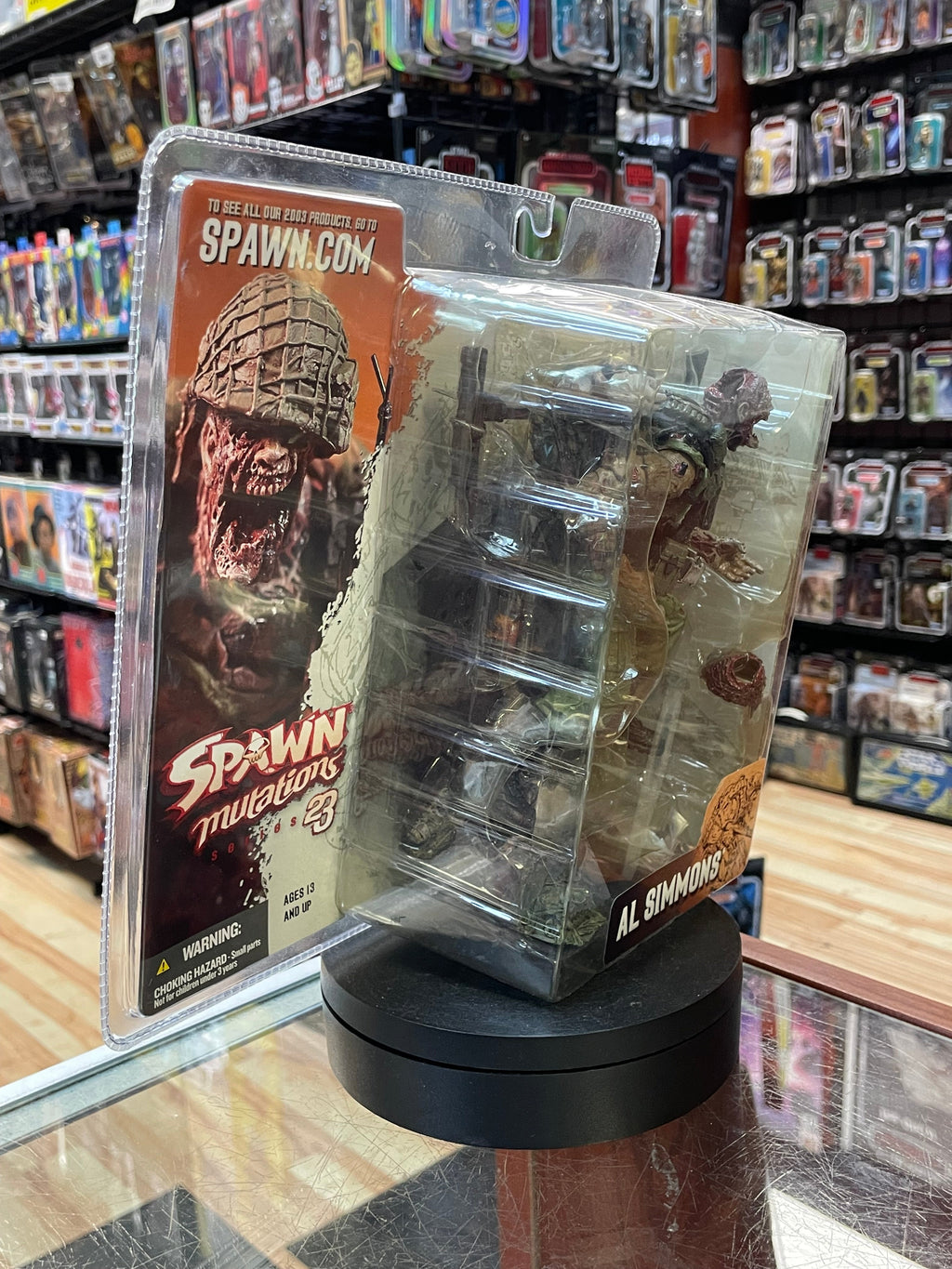 Al Simmons (Vintage Spawn Mutations, McFarlane) SEALED product image 4, provided for visual reference and product detail