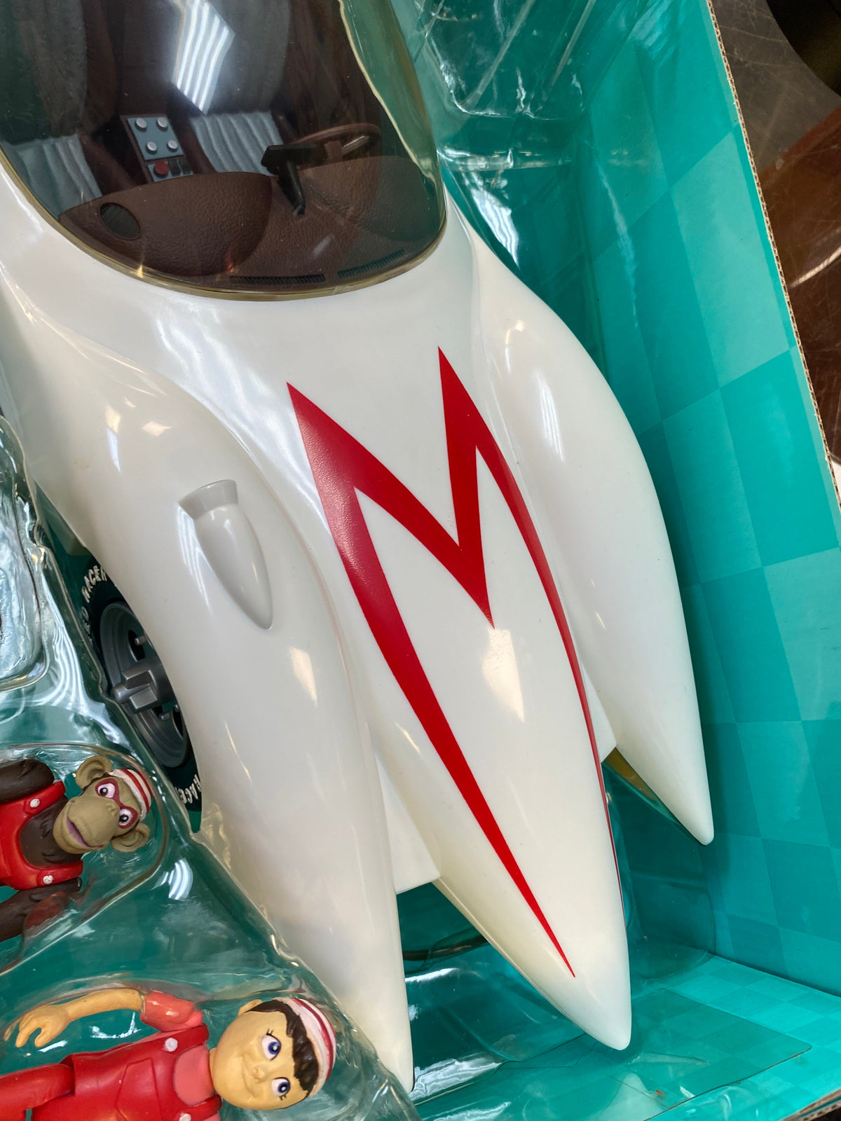 Mach 5 Playset with Spindle Chim Chim (Vintage Speed Racer, Resaurus) NEW product image 7, provided for visual reference and