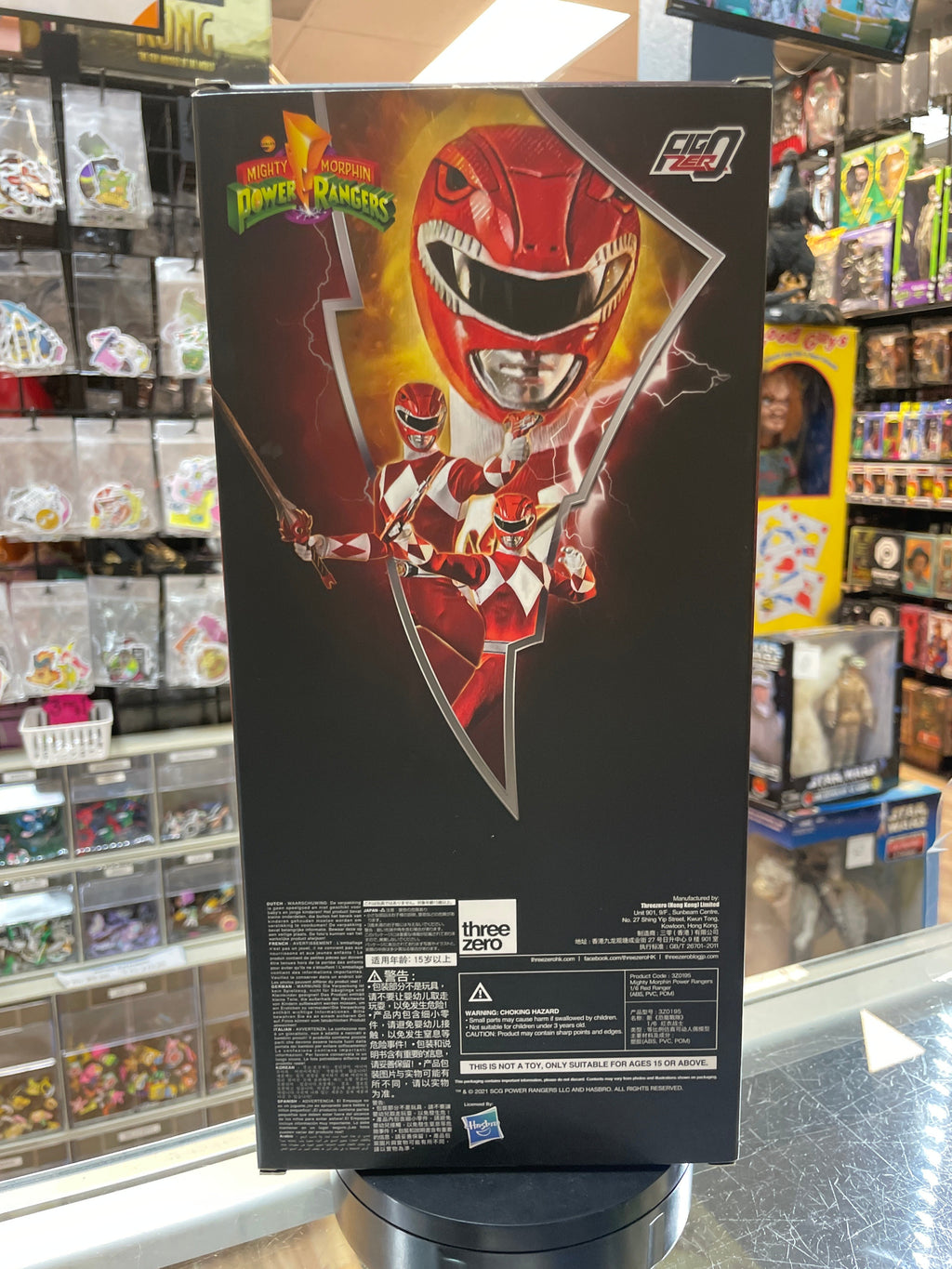 Red Ranger 1/6 Scale (Threezero, MMPR Power Rangers) COMPLETE product image 8, provided for visual reference and product