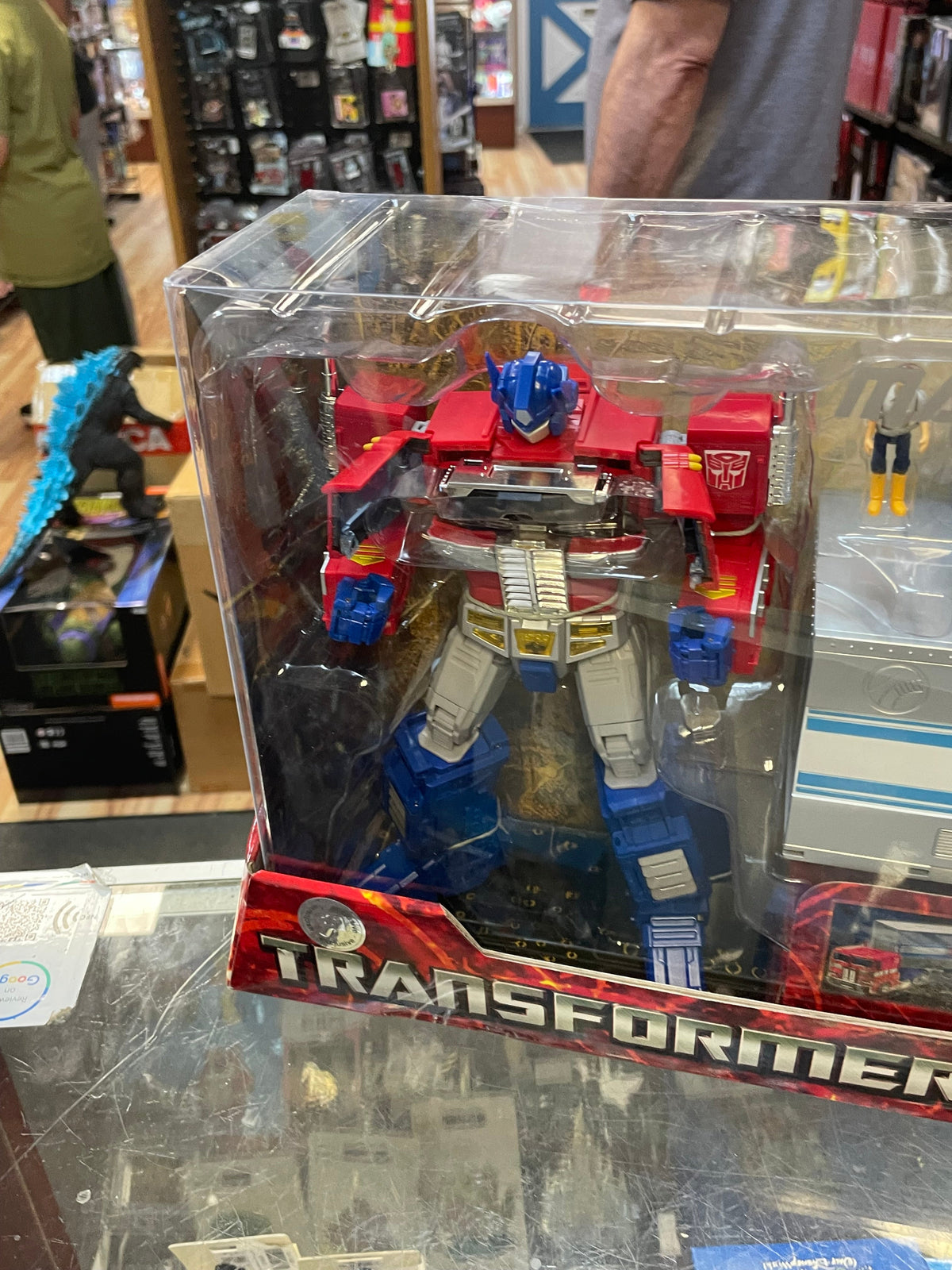 Optimus Prime with Trailer (Transformers Masterpiece, Hasbro) **SEALED** product image 3, provided for visual reference and