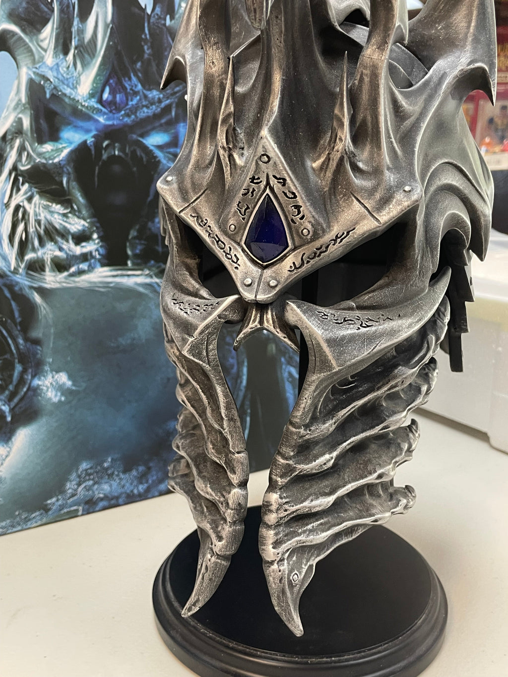 Helm of Domination Lich King Statue (Blizzard, World Of Warcraft) OPEN BOX product image 5, provided for visual reference