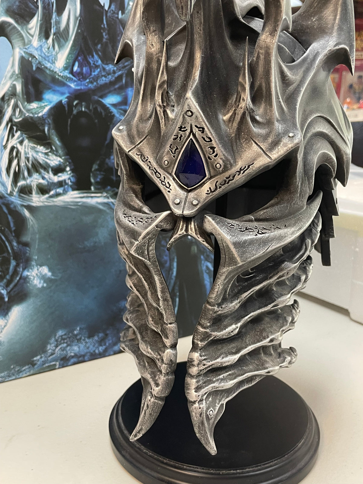 Helm of Domination Lich King Statue (Blizzard, World Of Warcraft) OPEN BOX product image 5, provided for visual reference