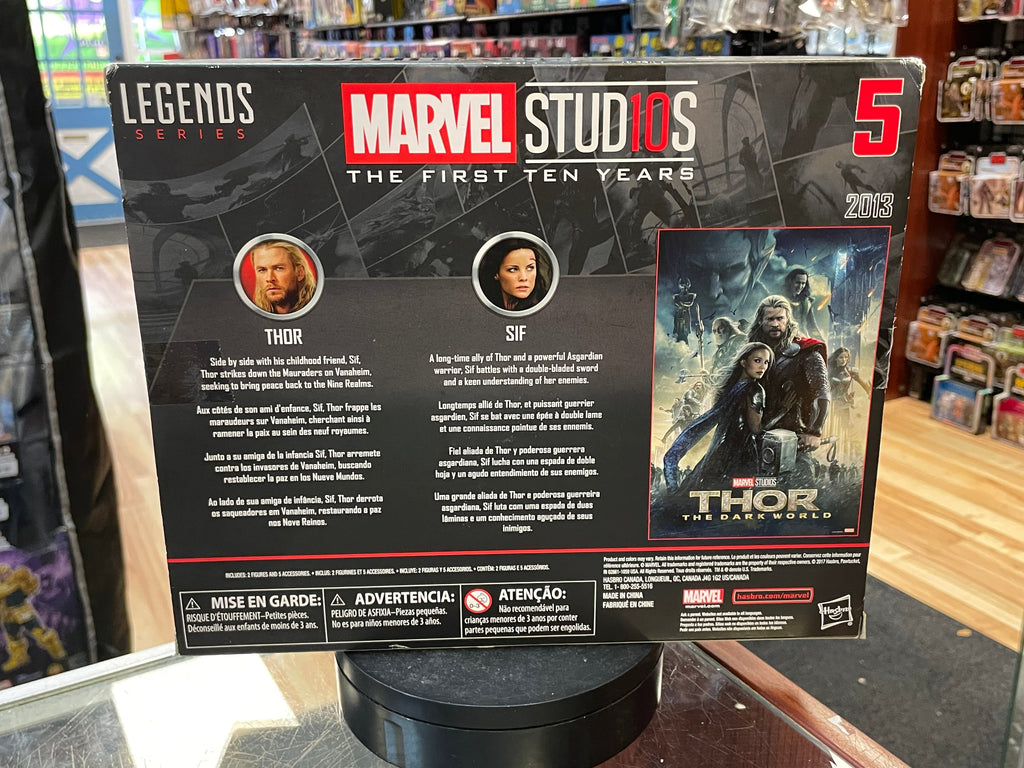 Darkworld Thor & Sif-2 Pack- (Marvel Legends, Hasbro) *SEALED* product image 2, provided for visual reference and product