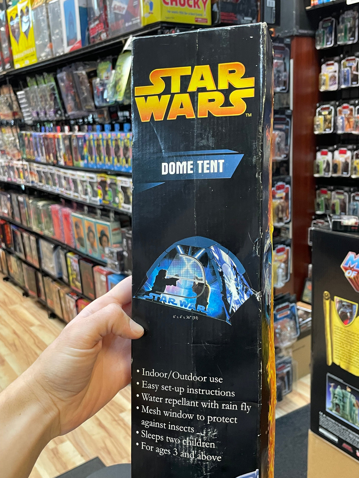 Dome Tent 2005 (Vintage Star Wars, Hasbro) OPEN BOX product image 6, provided for visual reference and product detail review