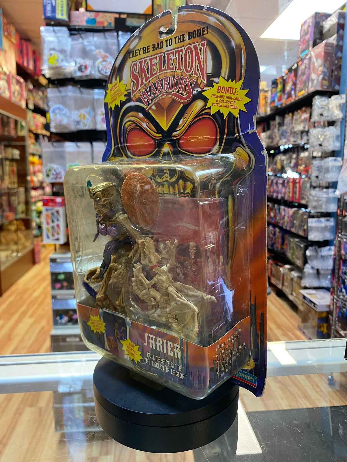 Evil Temptress Shriek (Vintage Skeleton Warriors, Playmates) SEALED product image 4, provided for visual reference and