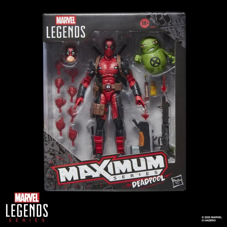 Deadpool Maximum Series (Marvel Legends, Hasbro) SEALED product image 1, provided for visual reference and product detail