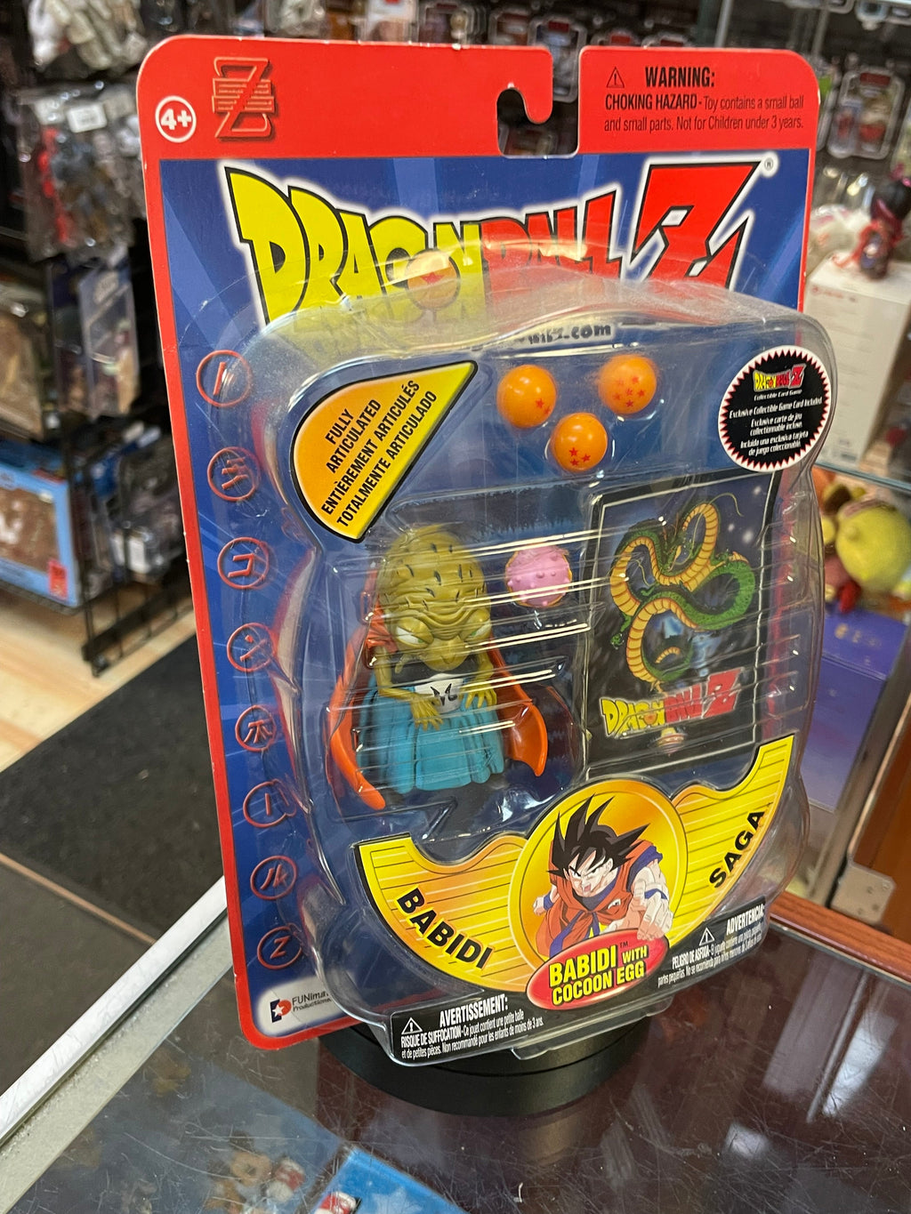 Babidi with Cocoon Egg (Vintage Dragon Ball Z, Irwin Toys) SEALED product image 3, provided for visual reference and product