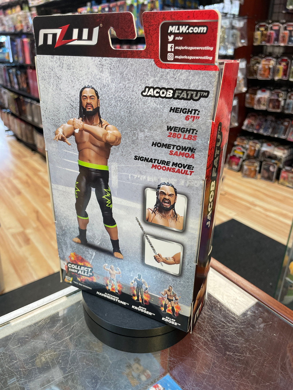 Jacob Fatu MLW (WWE, Boss Fight Studio) **Complete** product image 7, provided for visual reference and product detail review