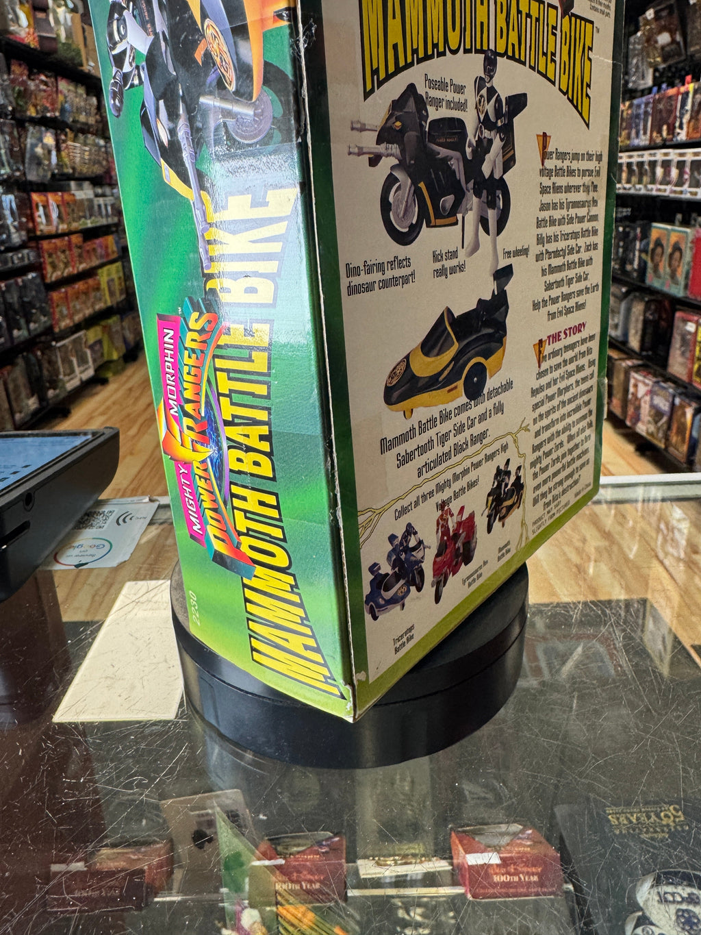 Mammoth Battle Bike (Vintage MMPR Power Rangers, Bandai) SEALED product image 9, provided for visual reference and product